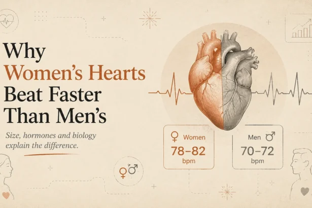 Why Women's Hearts Beat Faster Than Men's