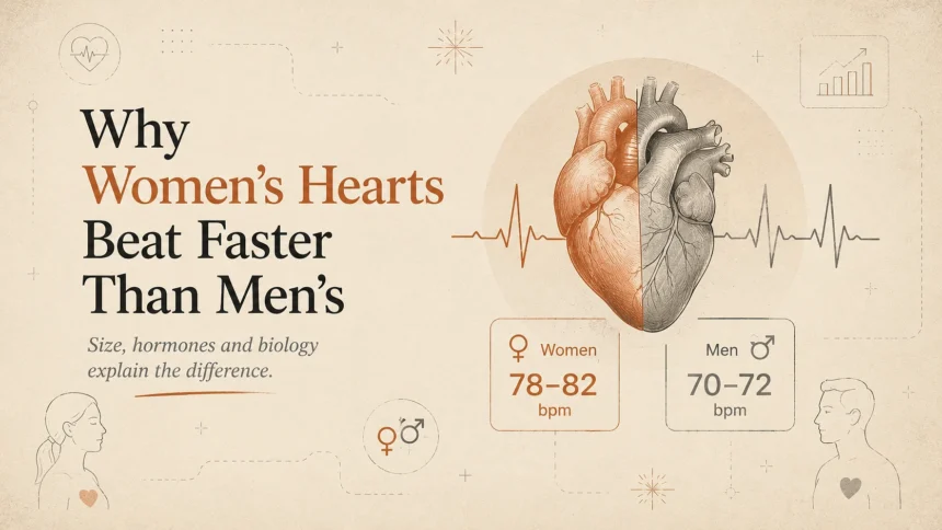 Why Women's Hearts Beat Faster Than Men's