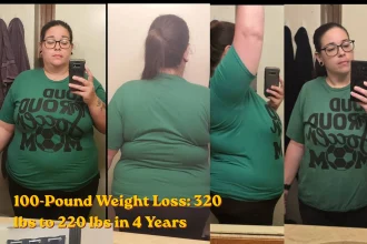100-Pound Weight Loss: 320 lbs to 220 lbs in 4 Years