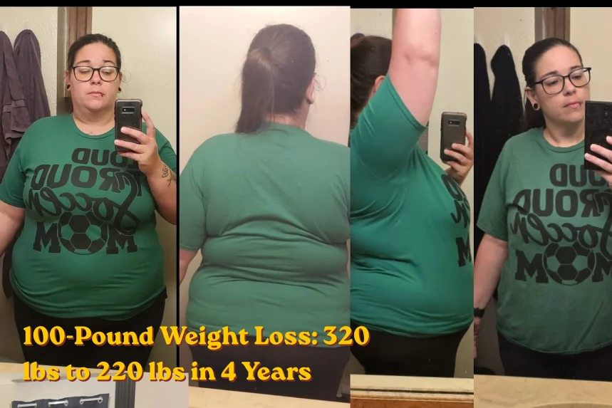 100-Pound Weight Loss: 320 lbs to 220 lbs in 4 Years