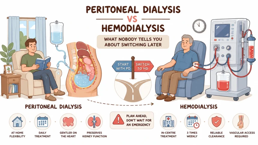 Peritoneal Dialysis Technique Failure: 29% Switch to HD in Year One