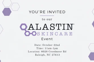 ALASTIN Skincare Event at Regenesis MD in Raleigh: Thursday, October 22