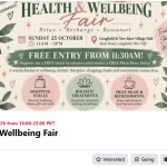 Health and Wellbeing Fair Longfield, 25 October: Tickets