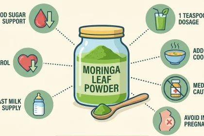 Moringa Powder Benefits, Uses and Potential Side Effects